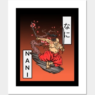 Nani Japanese Samurai Posters and Art